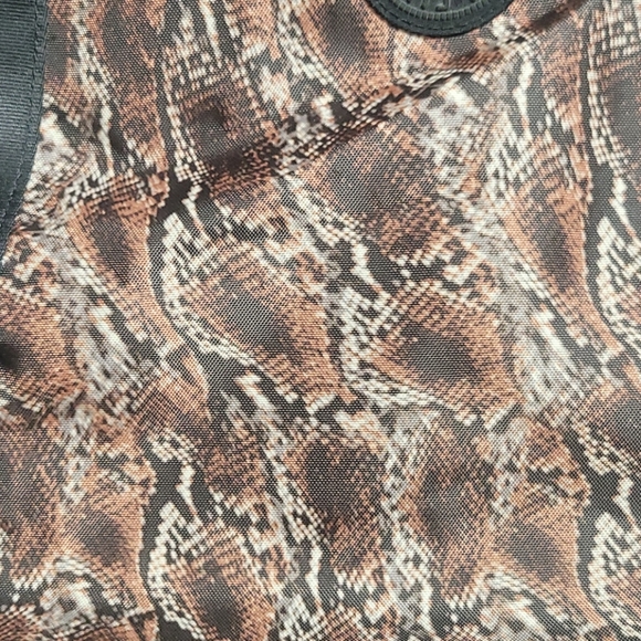 Kipling Rustria shopping bag purse python pattern - Picture 2 of 14